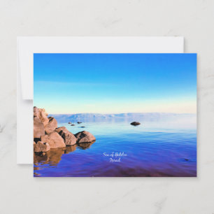 Cartão Postal Mar da Galileia, Israel fotografia cênica