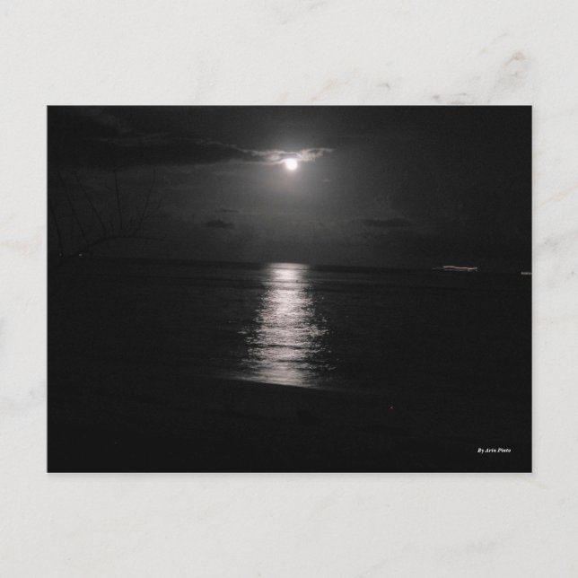 Cartão Postal Mar da Noite (Frente)