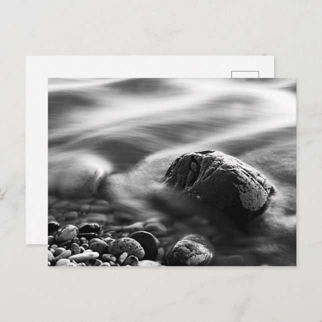 Cartão Postal Mar de exposição longa (Frente/Verso)