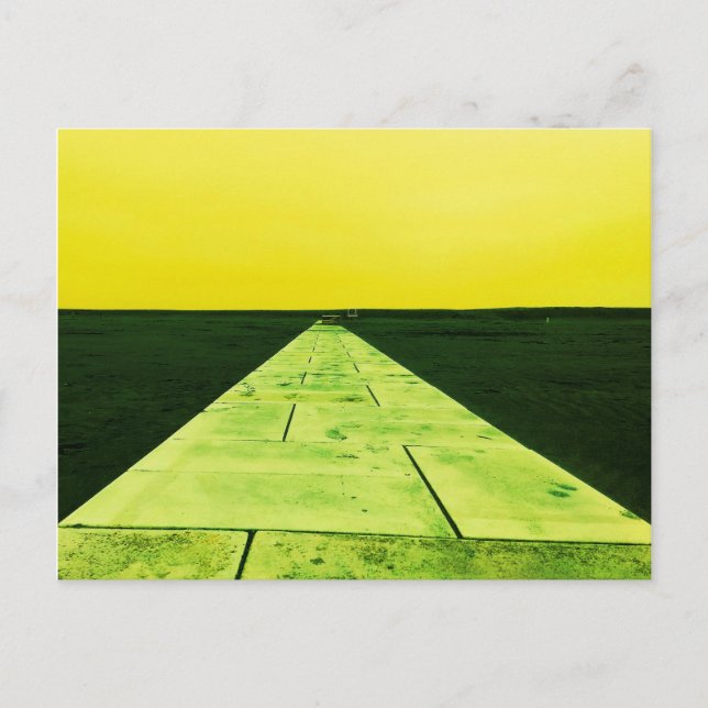 Cartão Postal Mar de inverno (Frente)