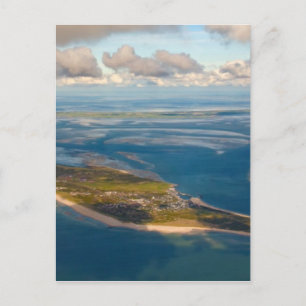 Cartão Postal Mar de Wadden, na França do Norte, Alemanha