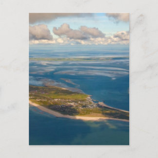 Cartão Postal Mar de Wadden, na França do Norte, Alemanha