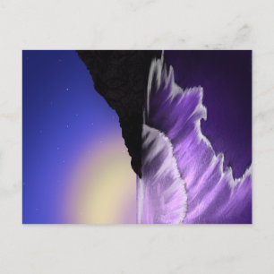 Cartão Postal Mar duro e céu estrelado