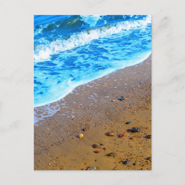 Cartão Postal Mar e areia (Frente)