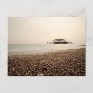 Cartão Postal Mar em Brighton Beach