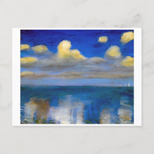 Cartão Postal Mar Estático   Emil Nolde  