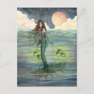 Cartão Postal "Mar Iluminado" Postcard da Sereia
