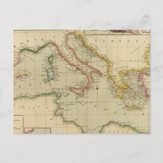 Cartão Postal Mar Mediterrâneo 6 (Frente)