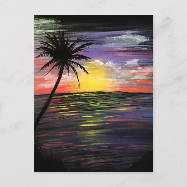 Cartão Postal Mar Sol (Frente)