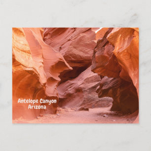 Cartão Postal Maravilha Natural da Arizona de Antelope Canyon