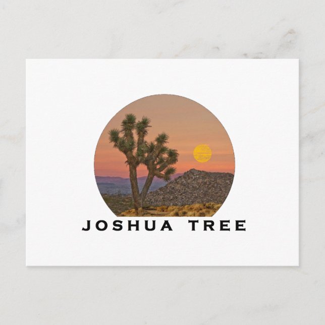CARTÃO POSTAL MARAVILHOSA JOSHUA TREE (Frente)