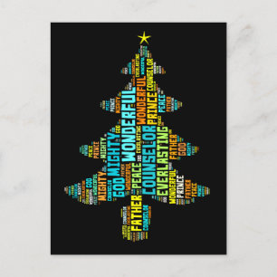 Cartão Postal Maravilhoso Conselheiro Poderoso Príncipe da Paz