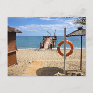Cartão Postal Marbella Beach na Espanha