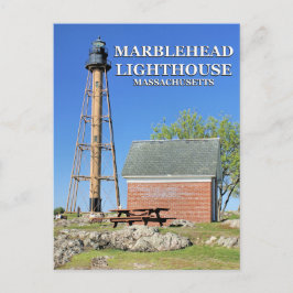 Cartão Postal Marblehead Lighthouse, Massachusetts Postcard