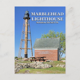 Cartão Postal Marblehead Lighthouse, Massachusetts Postcard