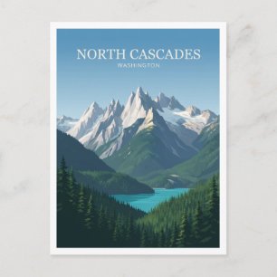 Cartão Postal Marblemount Washington Lembrança de Viagem