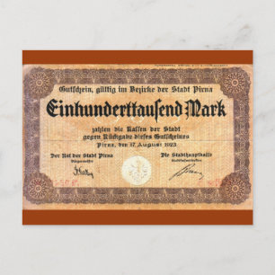 Cartão Postal Marca 100000