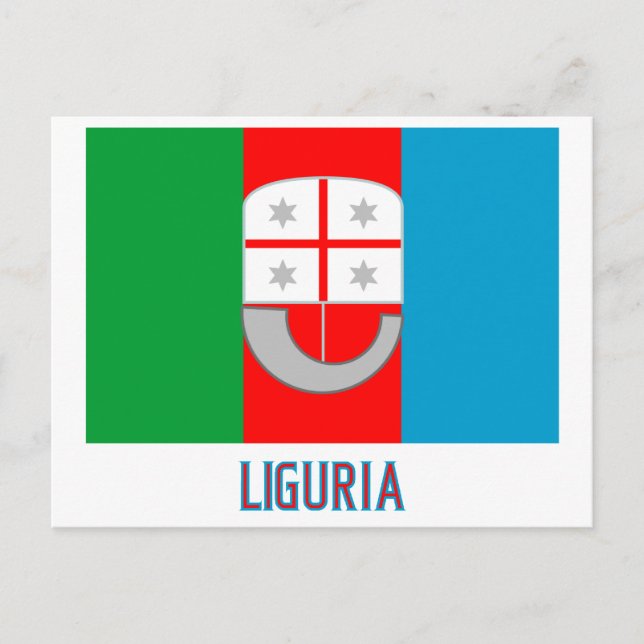 Cartão Postal Marca Liguria com nome (Frente)