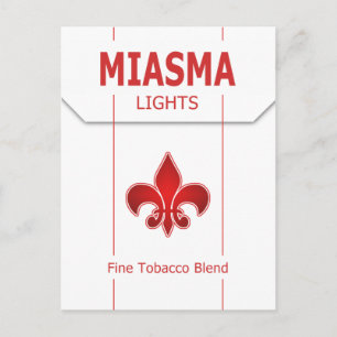 Cartão Postal Marca Miasma Falsa
