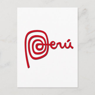Cartão Postal Marca Peru / Marca Peru