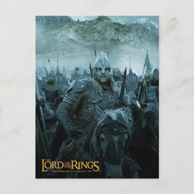 Cartão Postal Marcador de nome personalizado ROHIRRIM™ (Frente)