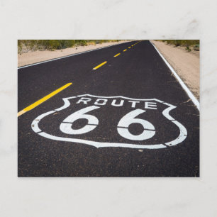 Cartão Postal Marcador de rodovia Route 66, Arizona