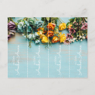 Cartão Postal marcador ex libris personalizado personalizado rec