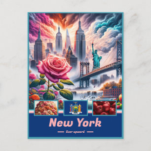 Cartão Postal Marcas e lendas do New York Essence