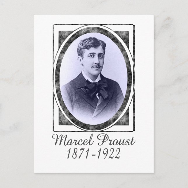Cartão Postal Marcel Proust (Frente)