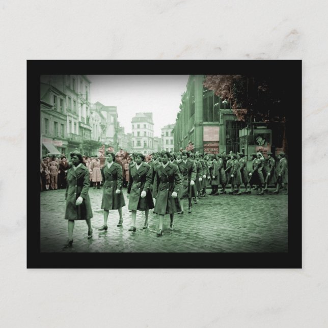 Cartão Postal Marcha das Mulheres Americanas Africanas (Frente)