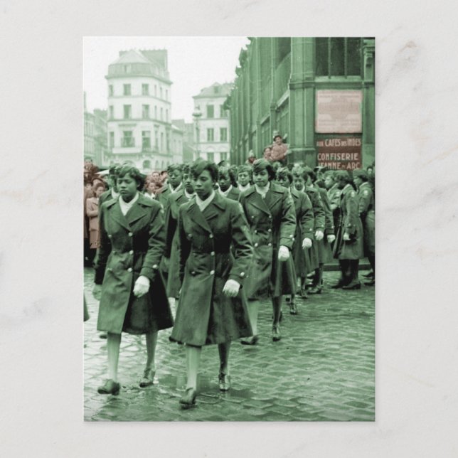 Cartão Postal Marcha das Mulheres Americanas Africanas (Frente)