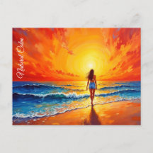 Marcha tranquila poente do sol arte brilhante do o