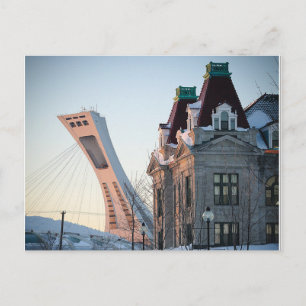 Cartão Postal Marché Maisonneuve et Stade Olympique