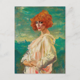 Cartão Postal Marchesa Casati de Augustus Edwin John (1919)