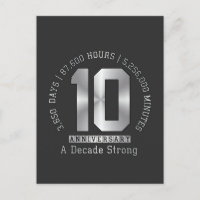 Marco de 10 Anos de Aniversário - Uma Década Forte