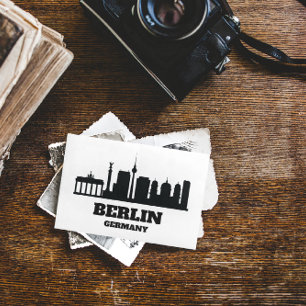 Cartão Postal Marco de Cityscape da Alemanha de Berlim