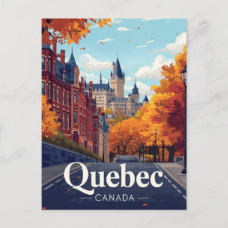 Cartão Postal Marco do Hotel Castelo da Cidade de Quebec