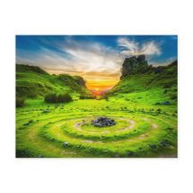 Marco no pôr do sol