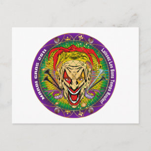 Cartão Postal Mardi Gras 2011 Joker-V-3