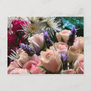 Cartão postal Mardi Gras Flowers ©dianeheller2019