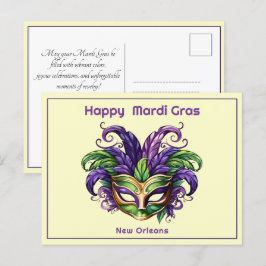 Cartão Postal 💚 💜 💛 Mardi Gras Magic