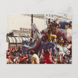 Cartão Postal Mardi Gras Zulu Float