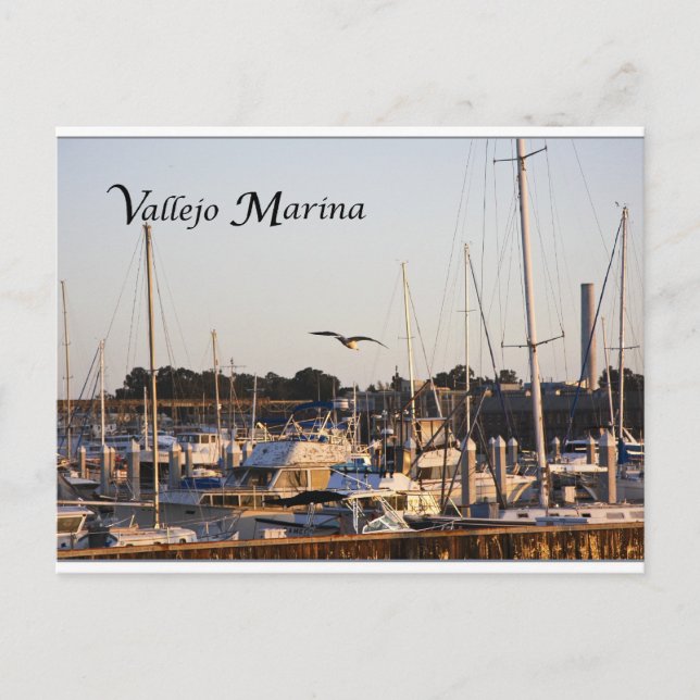 Cartão Postal Mare Island e Vallejo Marina (Frente)