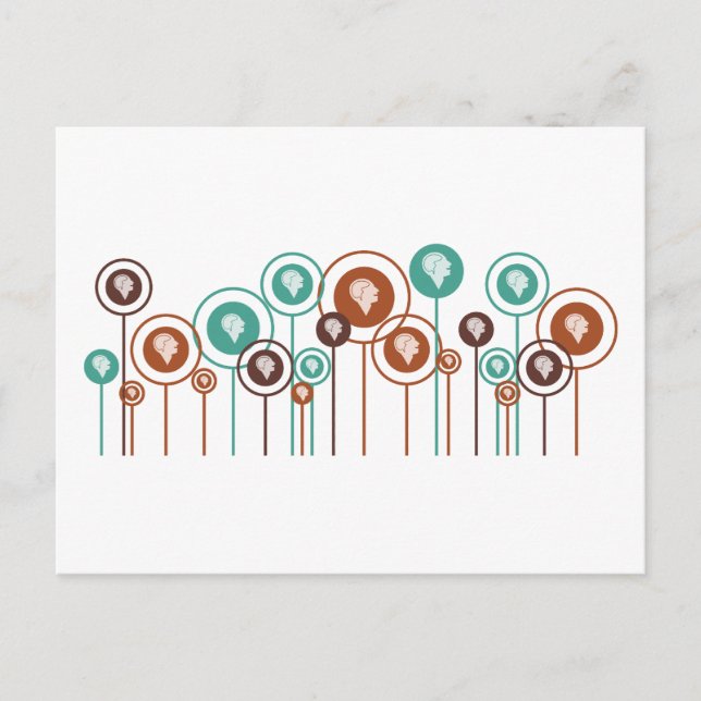 Cartão Postal Margaridas da Psicologia (Frente)