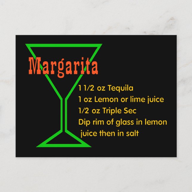 Cartão Postal Margarita (Frente)