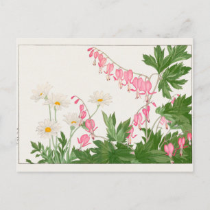 Cartão Postal Marguerite, coração sangrando por Tanigami Konan