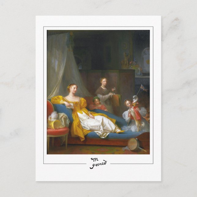 Cartão Postal Marguerite Gérard #11 - Cartão-postal de arte (Frente)