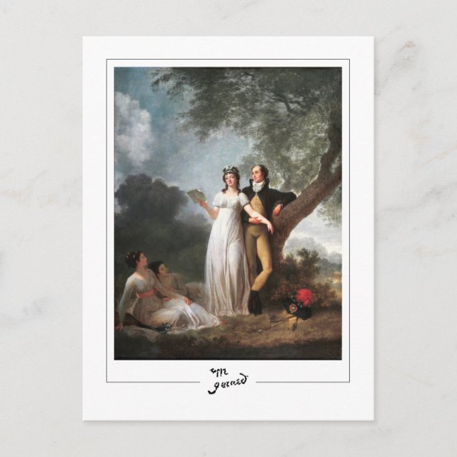 Cartão Postal Marguerite Gérard #6 - Cartão-postal de arte (Frente)