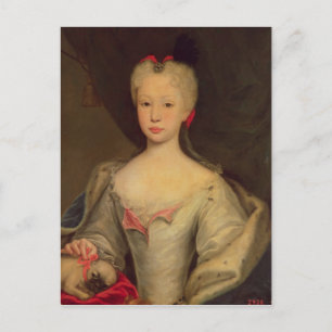 Cartão Postal Maria Barbara de Braganza Rainha da Espanha