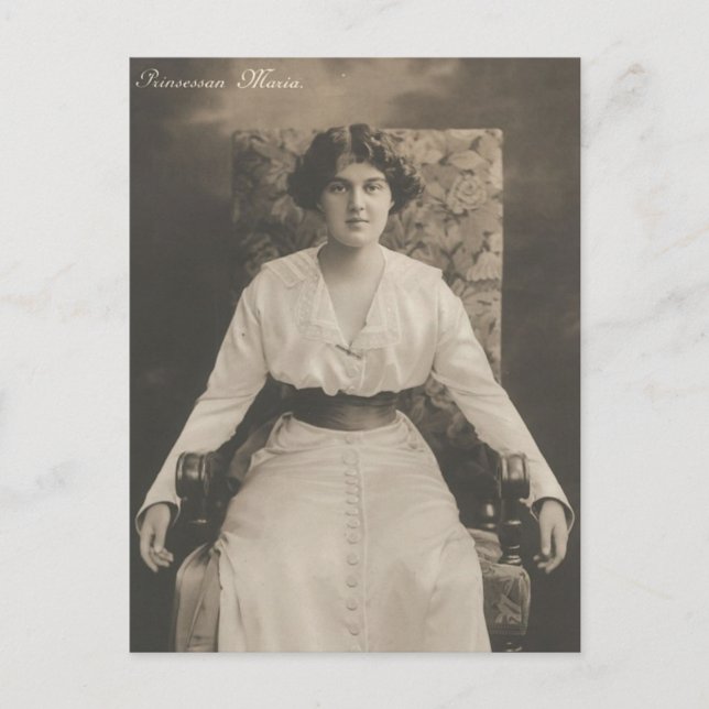 Cartão Postal Maria Duquesa Marie Pavlovna da Rússia #040 (Frente)